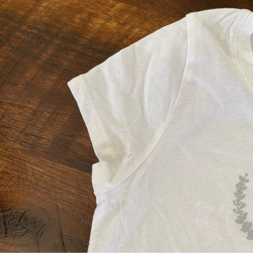 Abercrombie Kids Girls White Graphic Tee - Picture 4 of 5